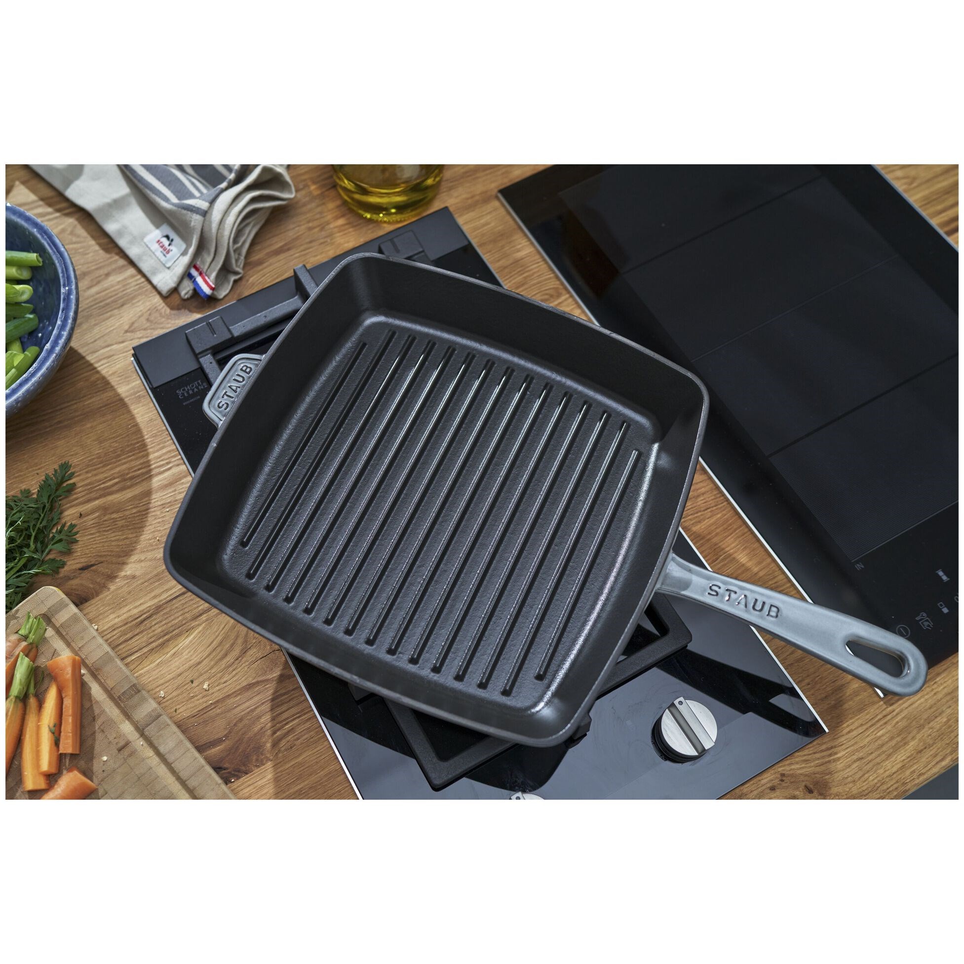 Grilovací pánev STAUB 30x30cm šedá 2,9l_8