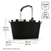 Nákupní košík Reisenthel Carrybag  frame glossy dots black_4