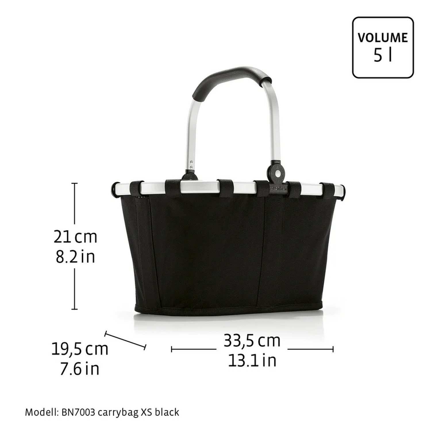 Nákupní košík Reisenthel Carrybag  XS frame rhombus midnight gold_1