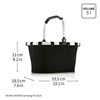 Nákupní košík Reisenthel Carrybag  XS frame rhombus midnight gold_1
