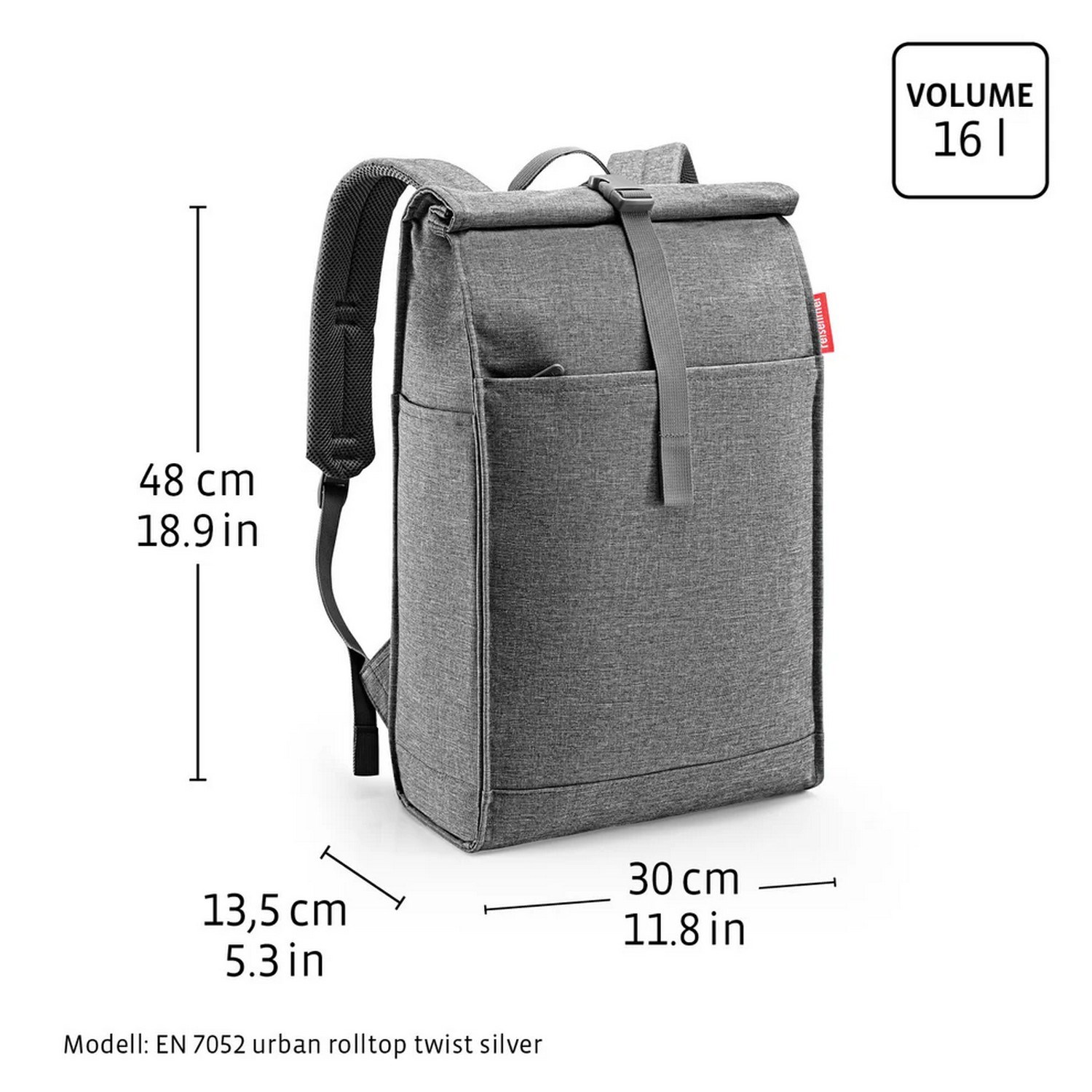 Batoh Reisenthel Urban Rolltop twist blush_4