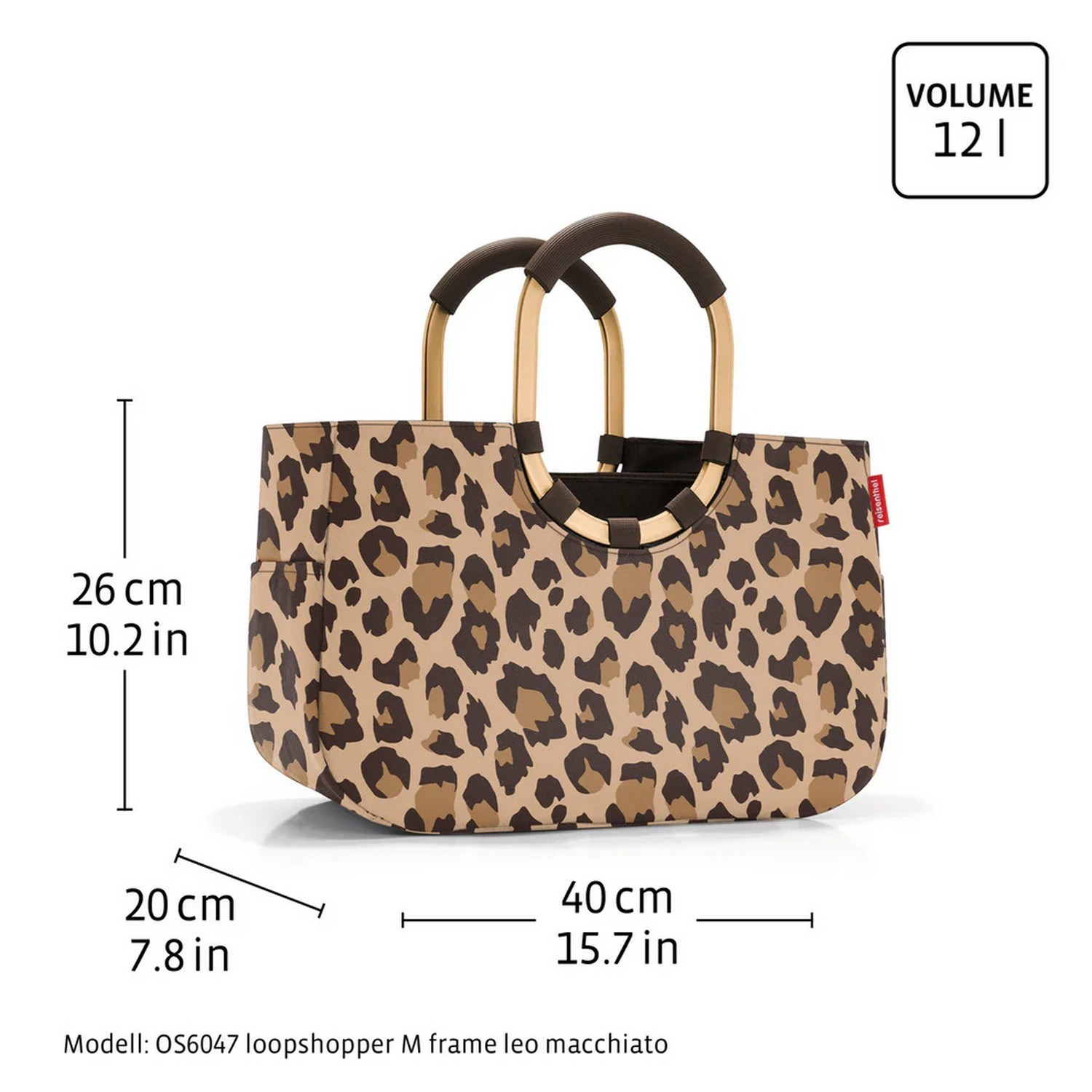 Módní taška Reisenthel Loopshopper M frame raffia black_3
