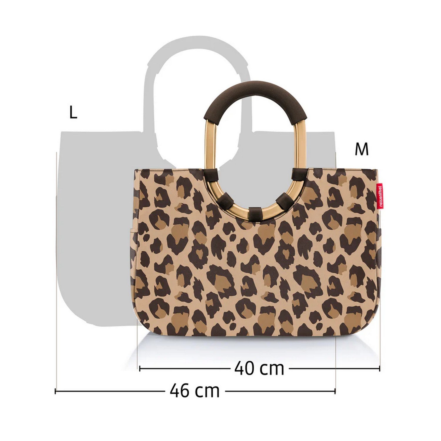 Módní taška Reisenthel Loopshopper M frame raffia black_4