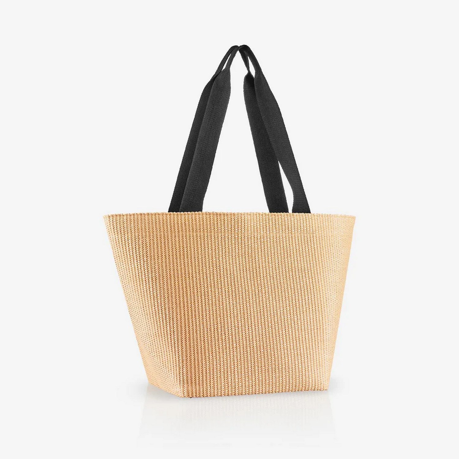 Taška přes rameno Reisenthel Shopper M raffia black_0