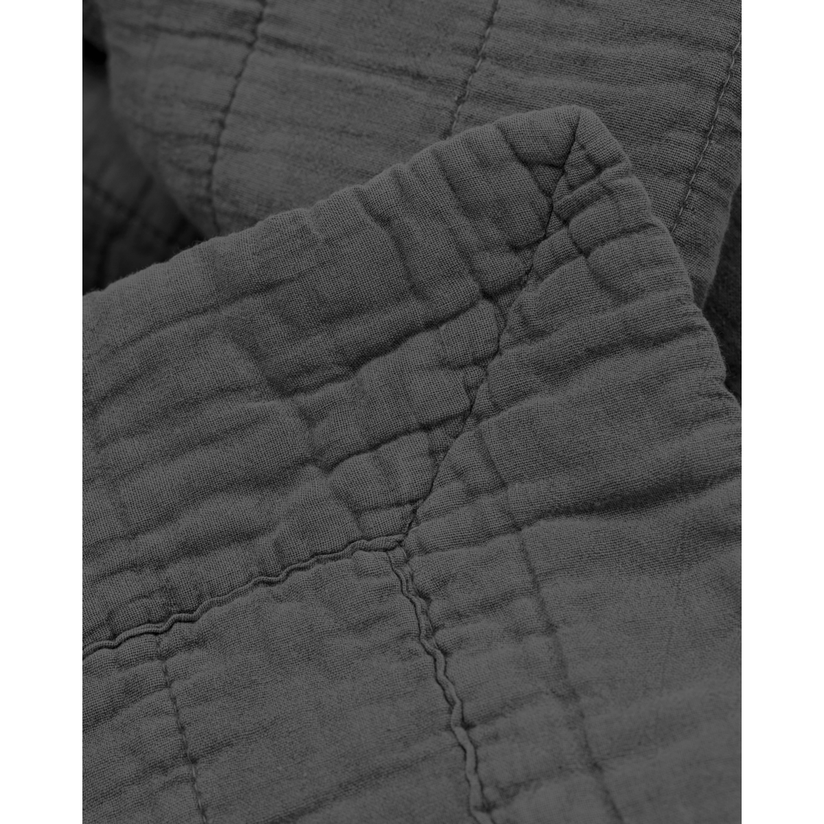 Prošívaný přehoz na postel MAGNHILD COAL 280x280 cm_1
