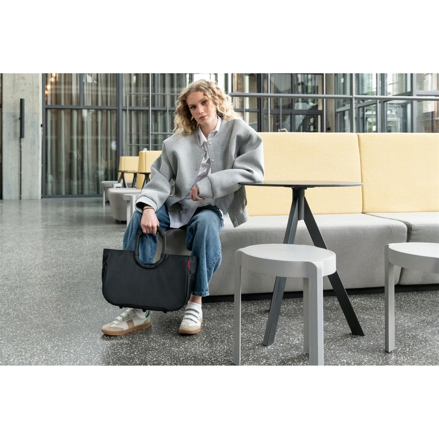 Módní taška Reisenthel Loopshopper M frame black/black_0