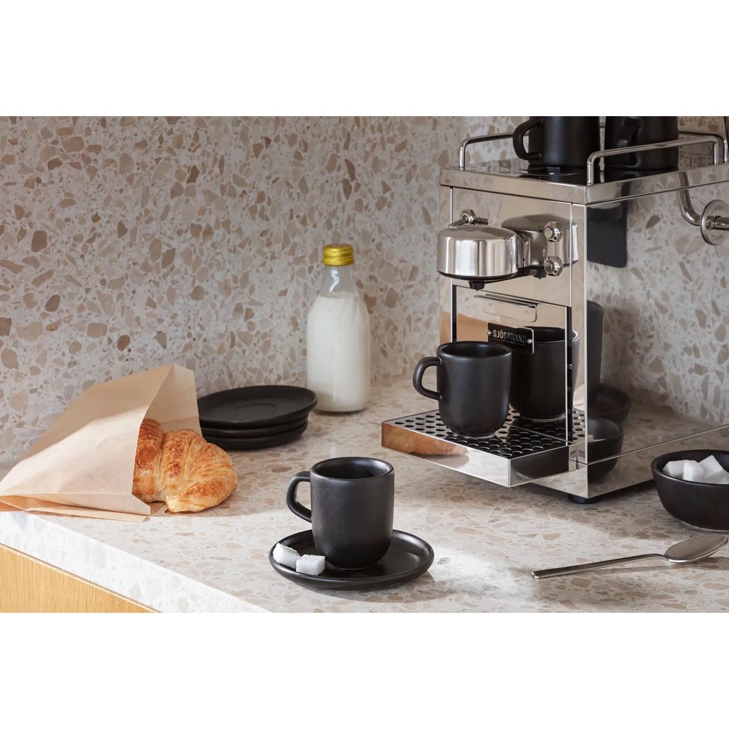 Šálek na espreso s podšálkem Eva Solo NORDIC KITCHEN 65ml černý_0