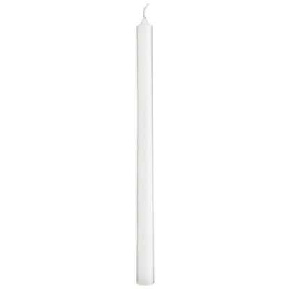 Tenká máčená svíčka P.1.3xV.20 cm bílá_0