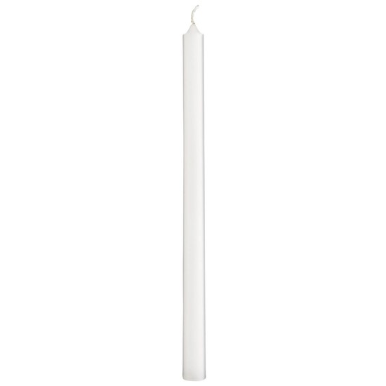 Tenká máčená svíčka P.1.3xV.20 cm bílá_0
