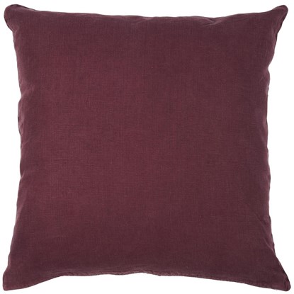 Lněný povlak na polštář Ib Laursen 50x50 cm aubergine_0