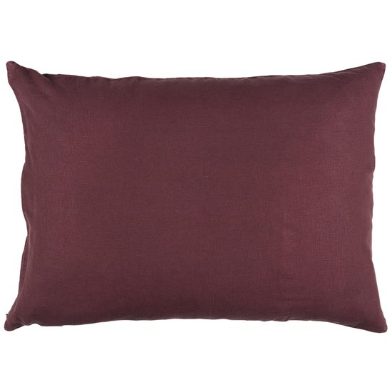 Lněný povlak na polštář Ib Laursen 50x70 cm aubergine_0