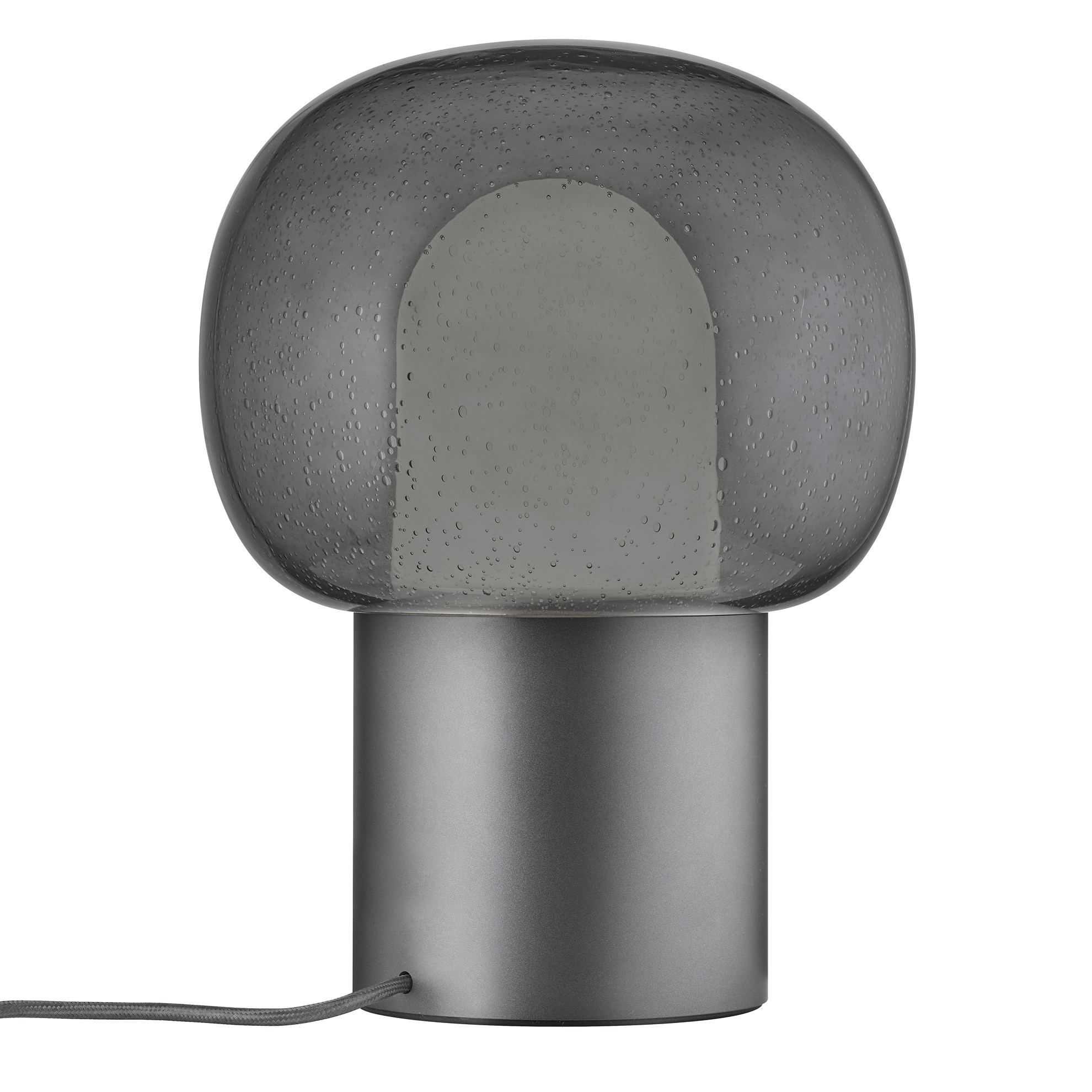 Stolní LED lampa Blomus IRIS V.32cm kovově šedá/šedé sklo_3