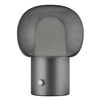 Stolní LED lampa Blomus IRIS V.32cm kovově šedá/šedé sklo_4