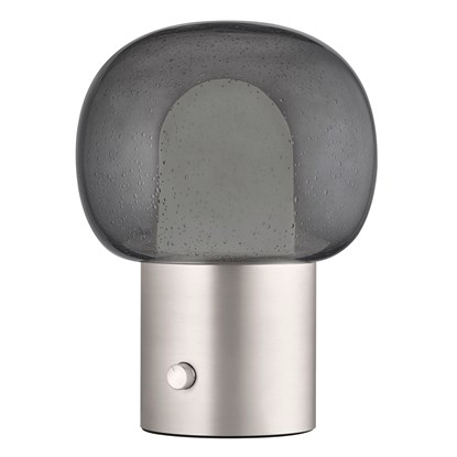 Stolní LED lampa Blomus IRIS V.32cm nerezová matná/šedé sklo_5