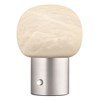 Stolní LED lampa Blomus IRIS V.32cm nerezová matná/bílé sklo_0