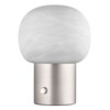 Stolní LED lampa Blomus IRIS V.32cm nerezová matná/bílé sklo_4