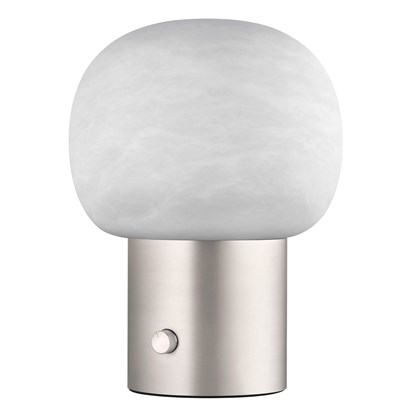 Stolní LED lampa Blomus IRIS V.32cm nerezová matná/bílé sklo_4