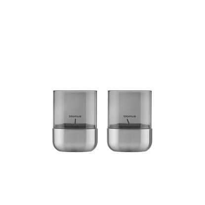 Nerezový svícen na čaj.svíčku Blomus CALMA V.9cm SET/2ks matný_1