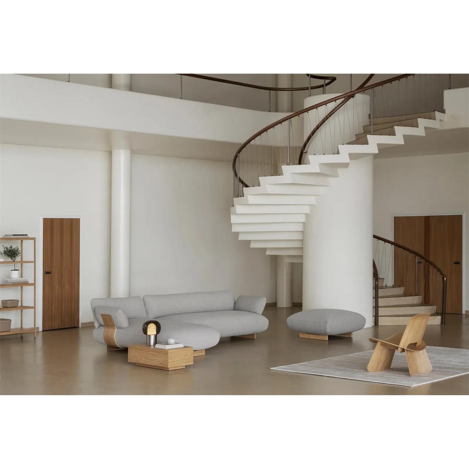 Stolní LED lampa Blomus IRIS V.32cm nerezová matná/šedé sklo_5