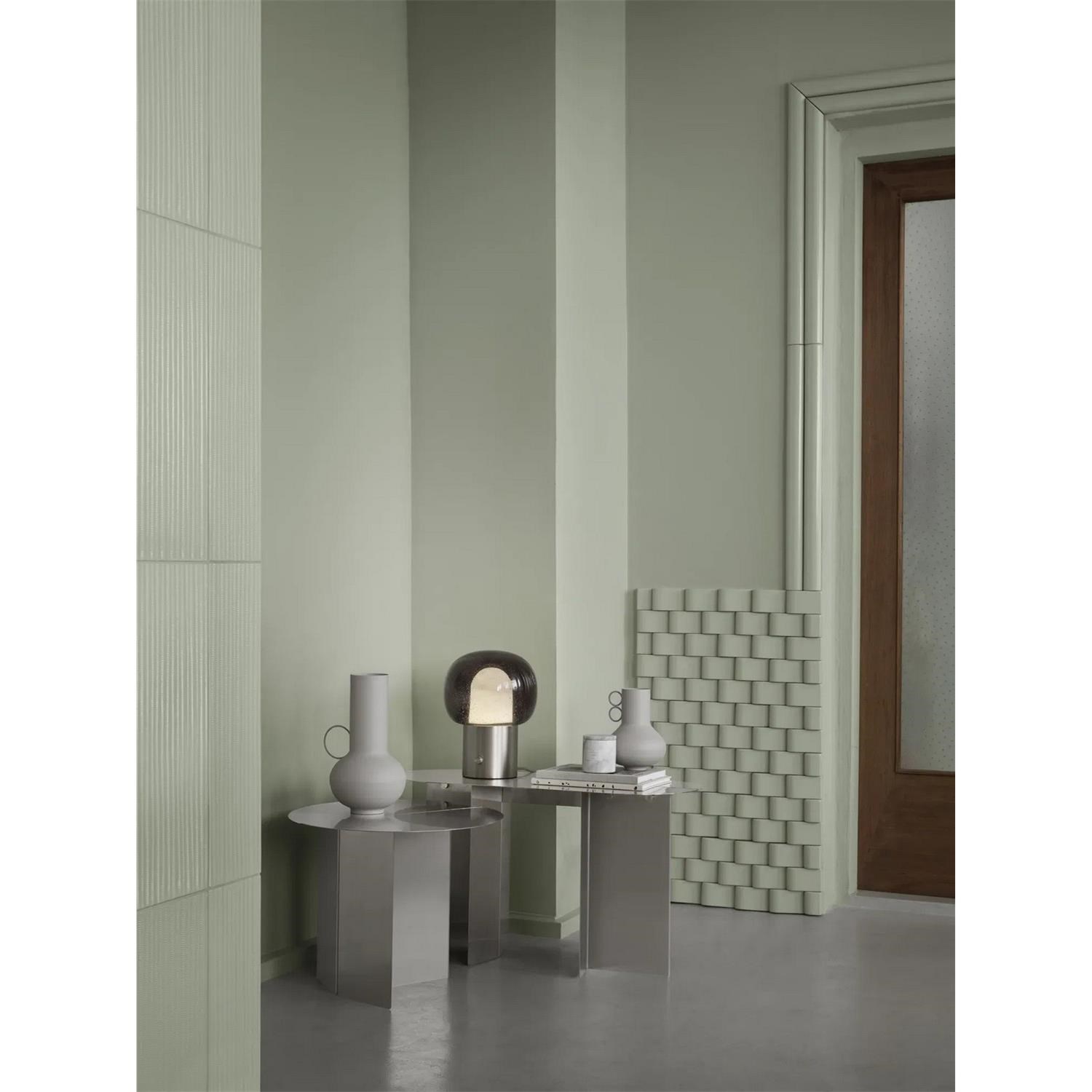 Stolní LED lampa Blomus IRIS V.32cm nerezová matná/šedé sklo_8