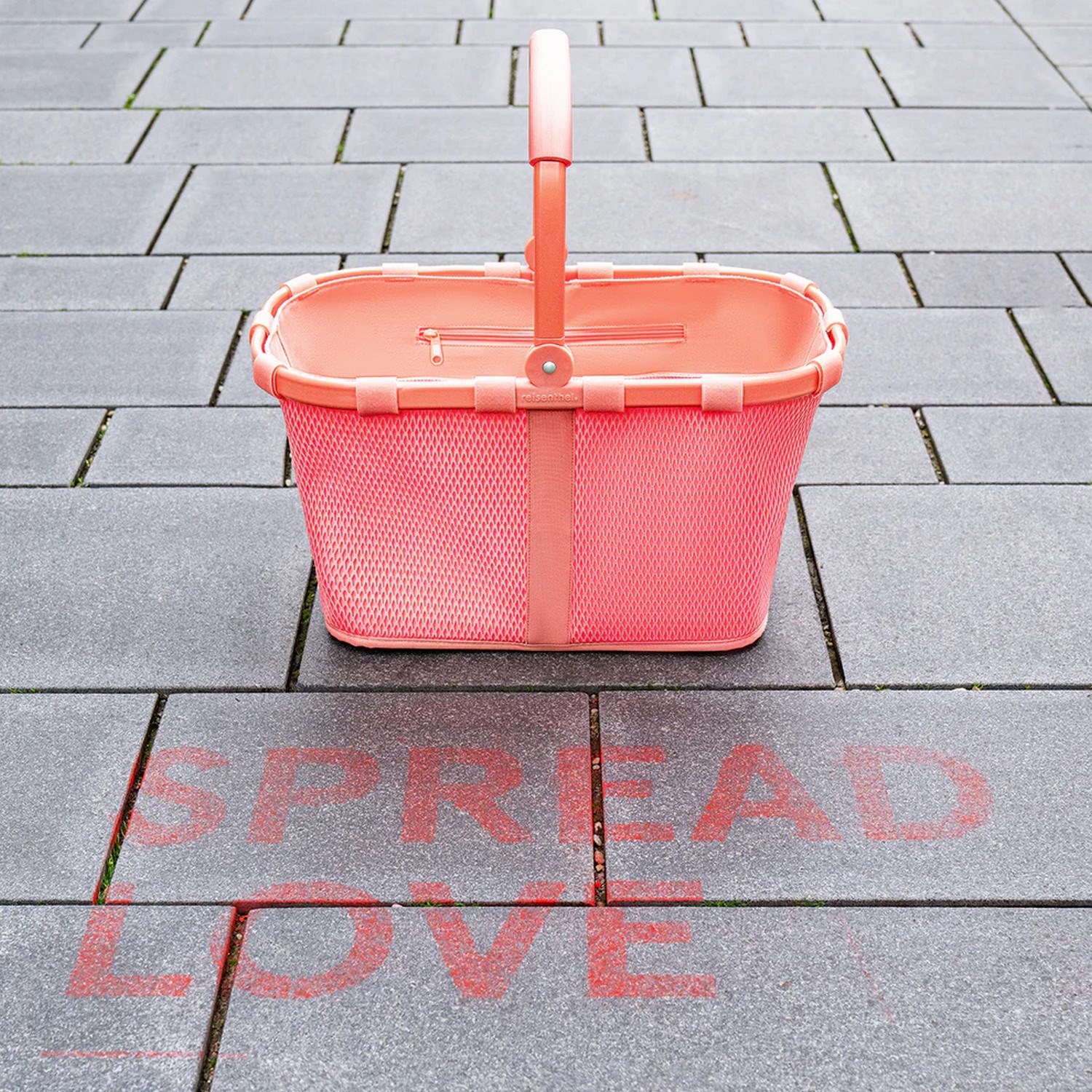 Nákupní košík Reisenthel Carrybag  frame mesh coral_3