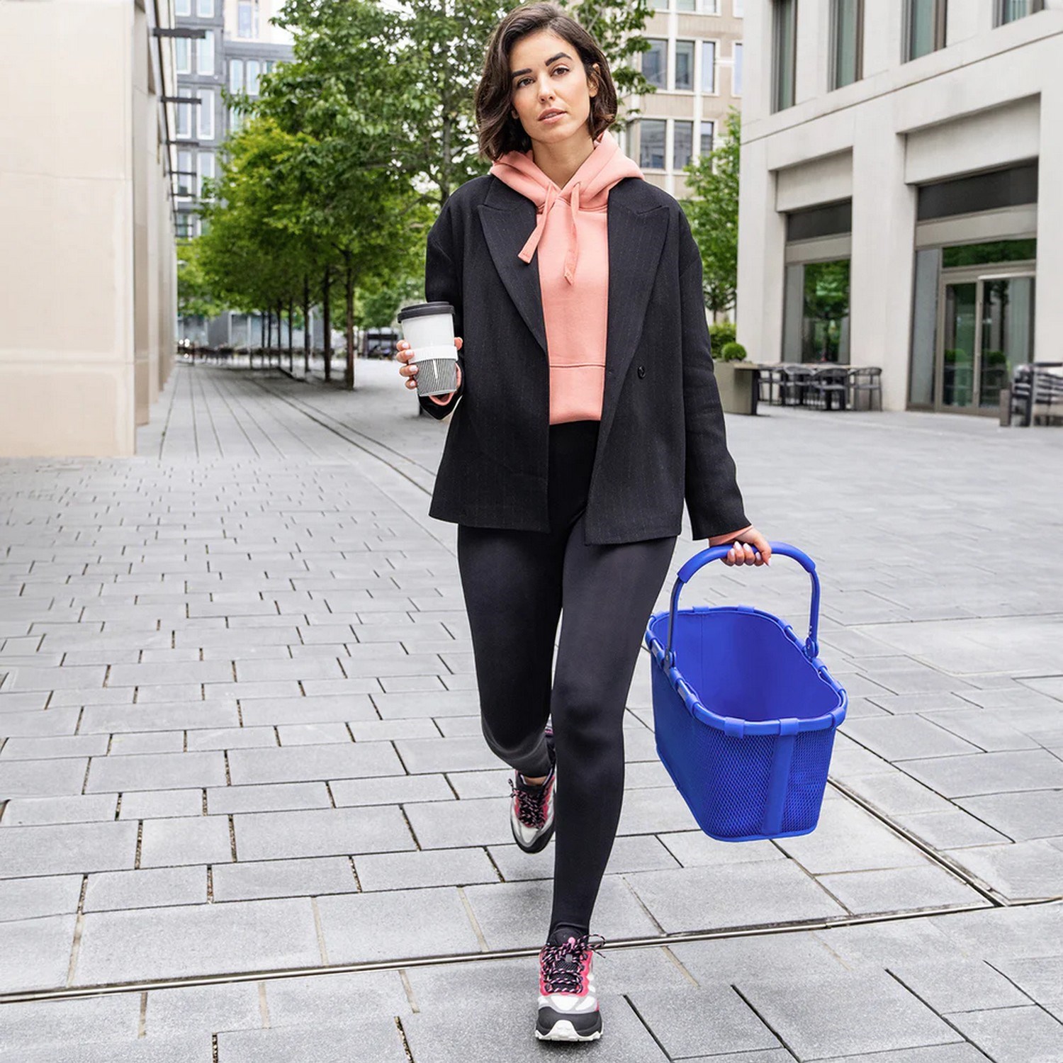 Nákupní košík Reisenthel Carrybag  frame mesh royal blue_2