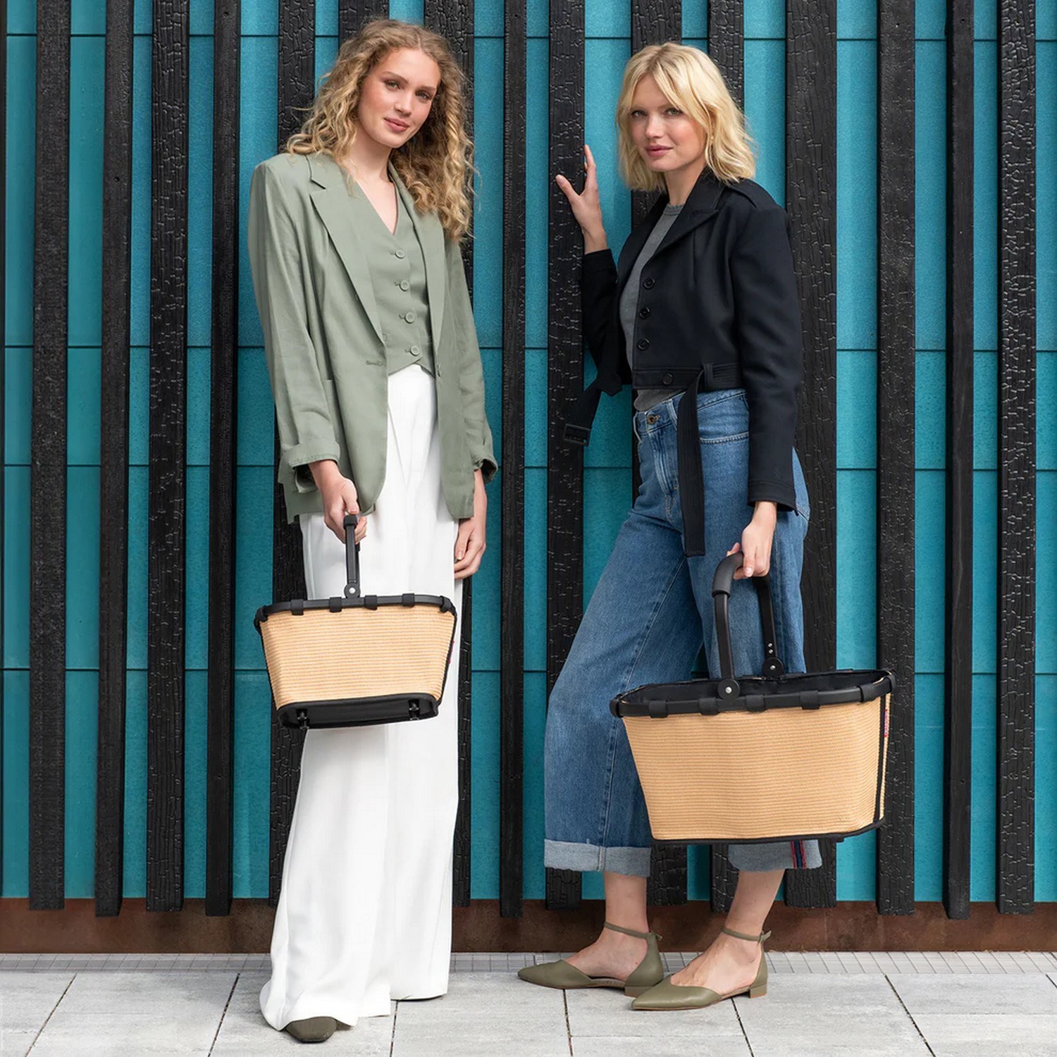 Nákupní košík Reisenthel Carrybag XS frame raffia black_3