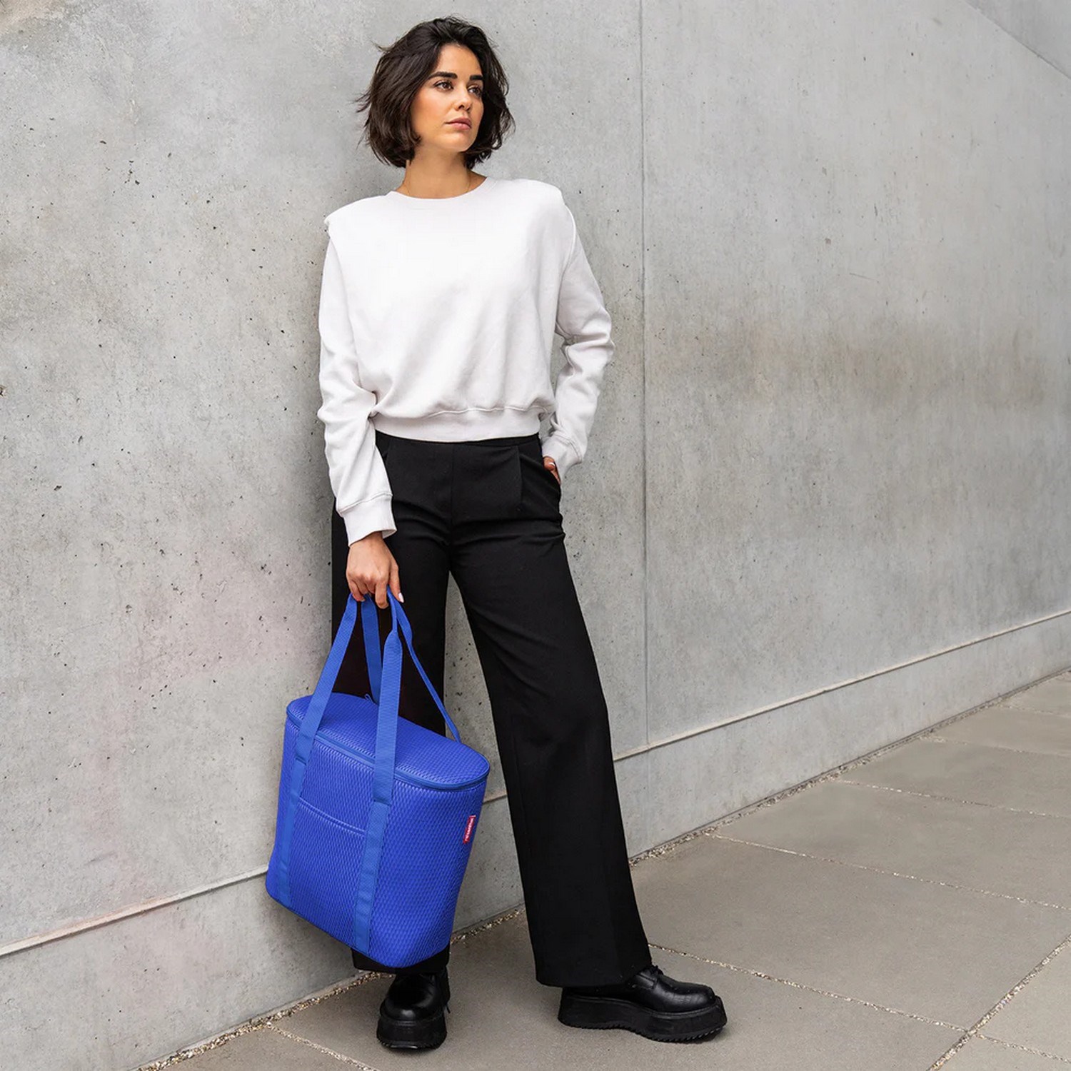 Termotaška na nákup/piknik Reisenthel Thermoshopper mesh royal blue_1