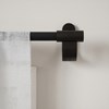 Garnýž Umbra BELLWOOD s dřevěnými koncovkami 107-305 cm černá matná_0