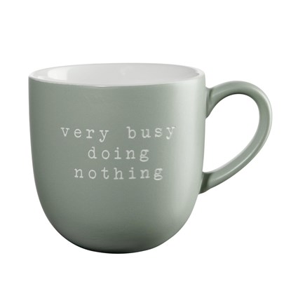 Hrnek s uchem HEY 0,35l very busy doing nothing_0