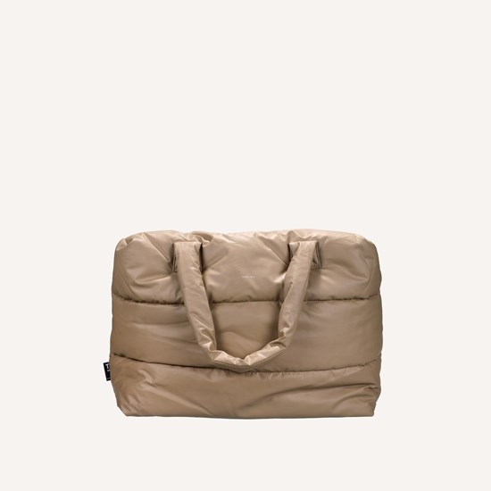 Velká prošívaná taška Tinne + Mia CAMILL porcini_2