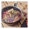 Skleněná poklice de Buyer s dřevěným úchytem P.28cm_0