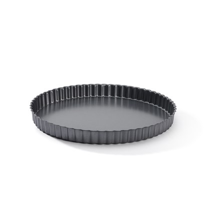 Forma na koláč s odnímatelným dnem de Buyer P.28cm černá_3
