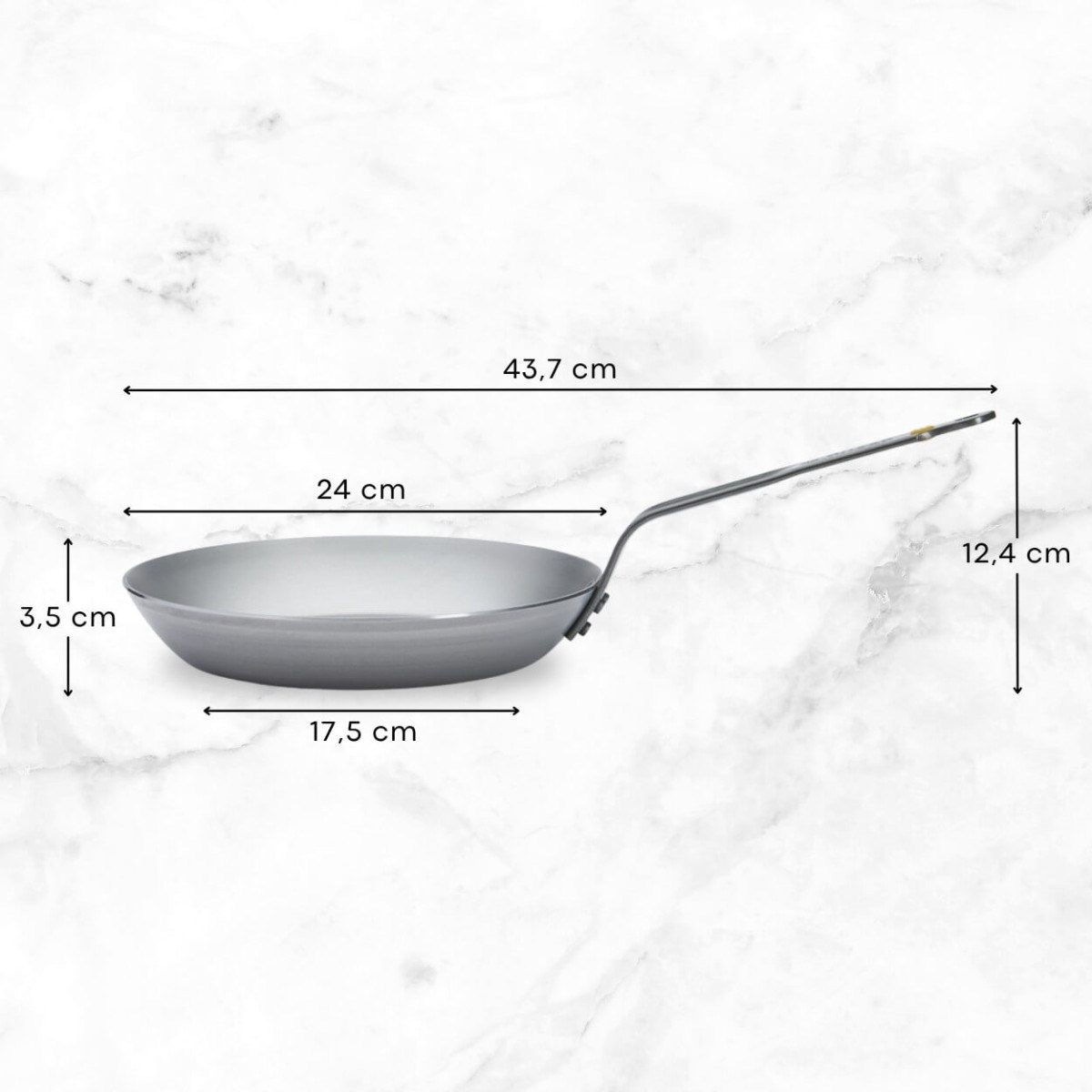 Ocelová pánev de Buyer MINERAL B P.24cm 1,2l_2
