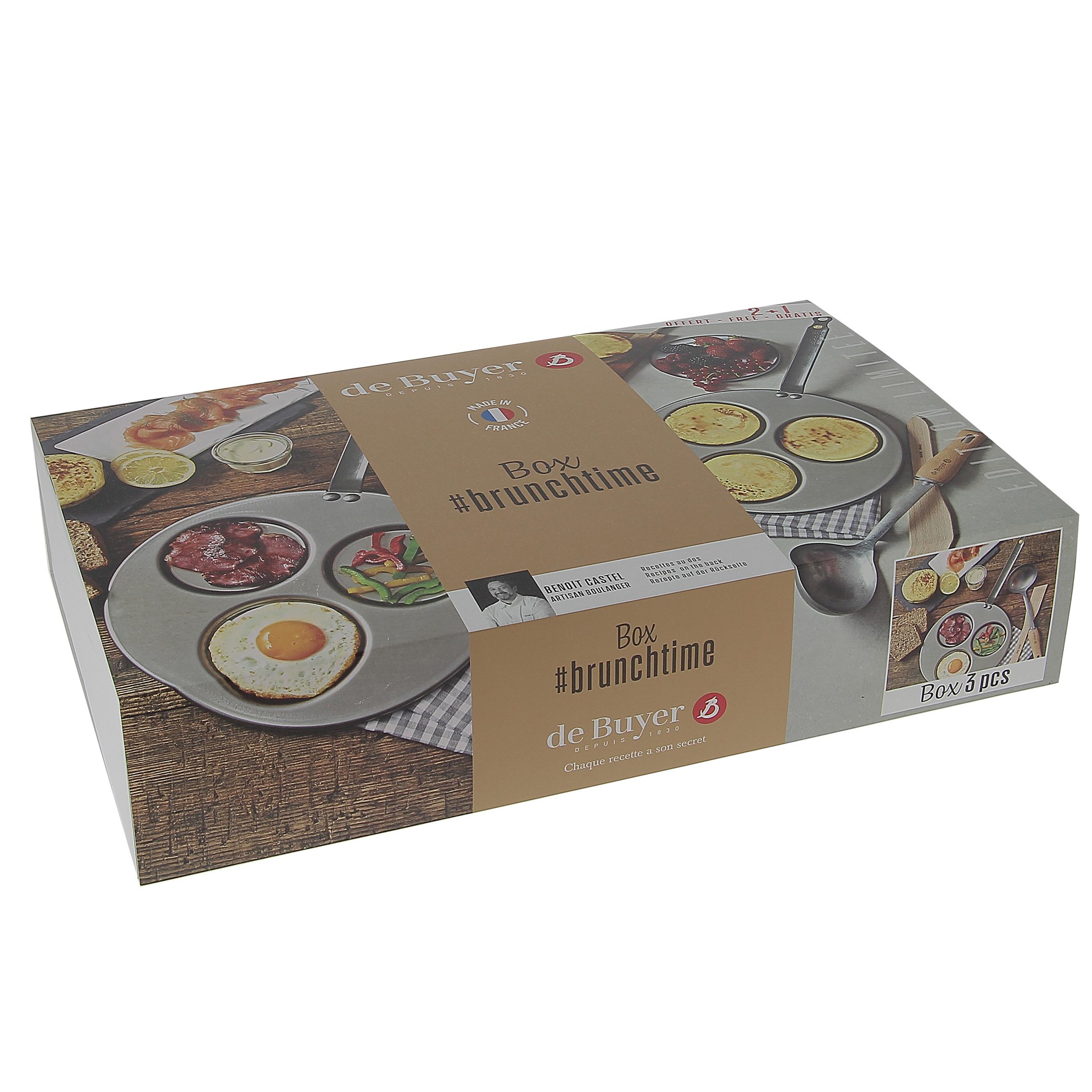Dárkový box s pánví na lívance P.10cm de Buyer BRUNCHTIME_1