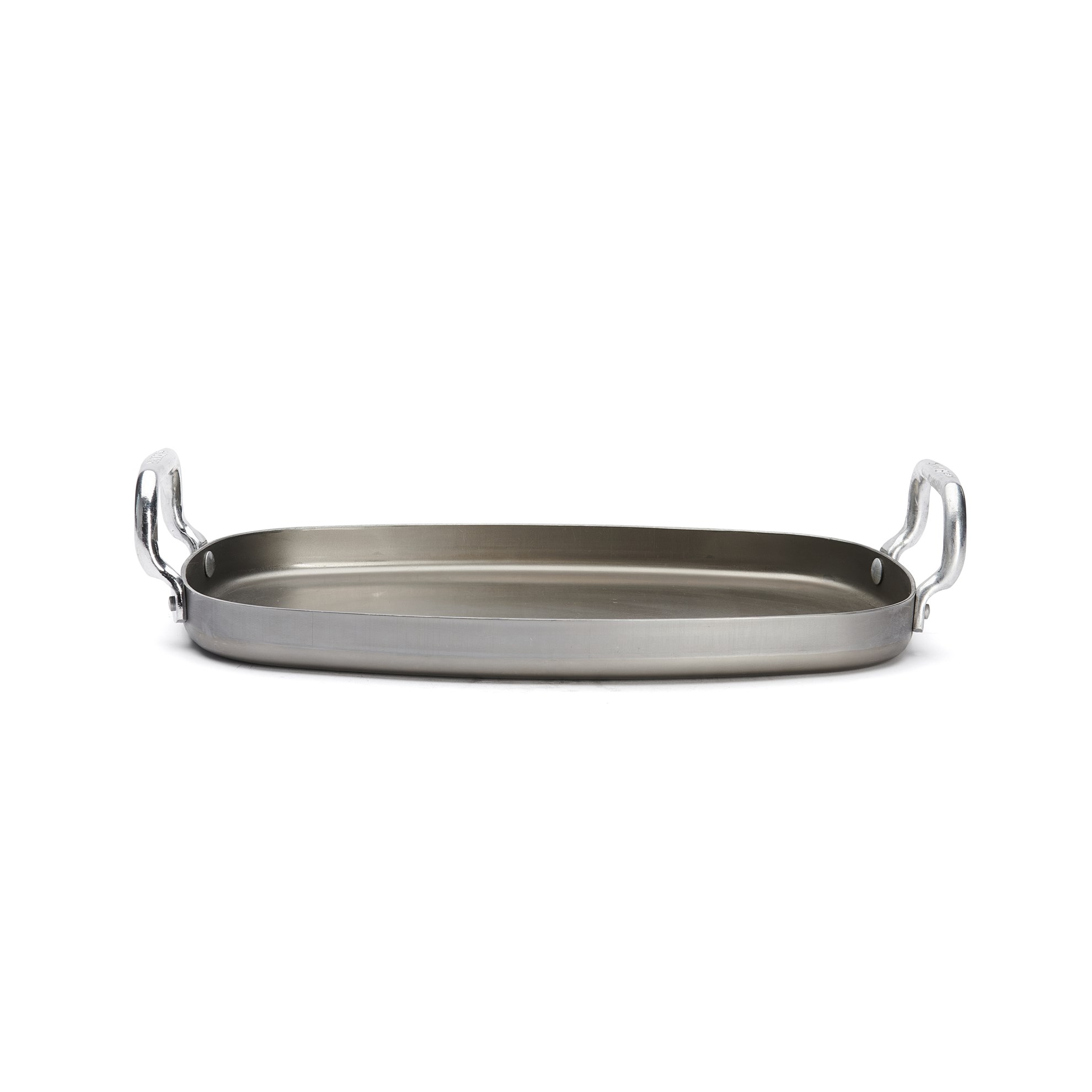 Oválná pánev ke grilování Plancha de Buyer MINERAL B 38x26cm hladká_1