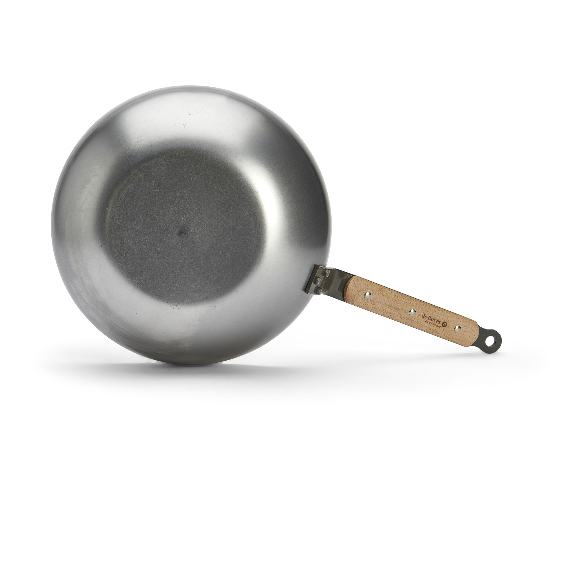 Ocelová pánev WOK de Buyer MINERAL B BOIS P.28cm 3,7l_2