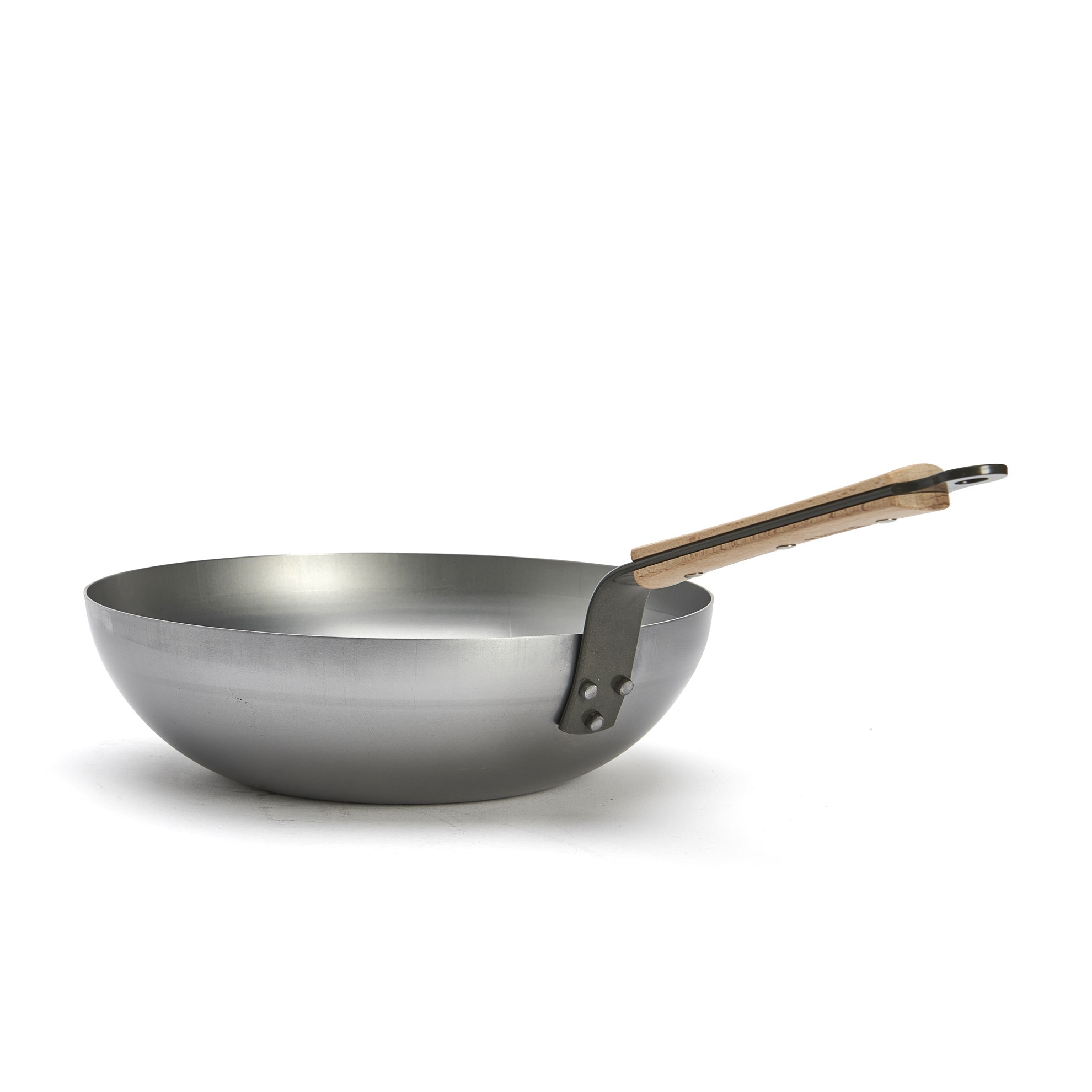 Ocelová pánev WOK de Buyer MINERAL B BOIS P.28cm 3,7l_3