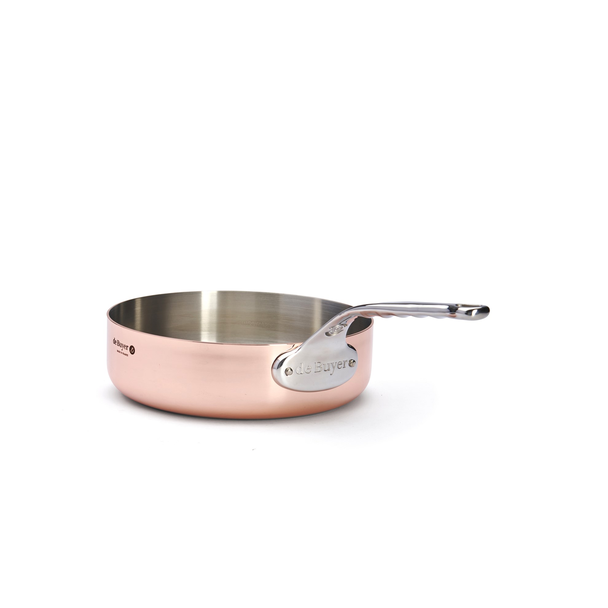 Měděná hluboká pánev de Buyer PRIMA MATERA P.24cm 3l_5