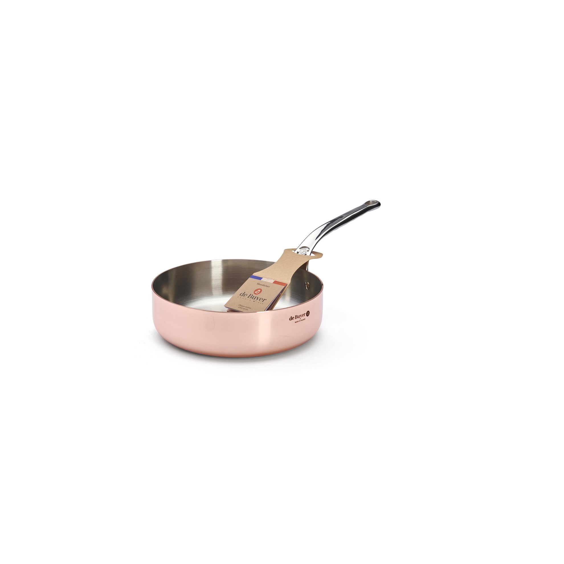 Měděná hluboká pánev de Buyer PRIMA MATERA P.24cm 3l_7