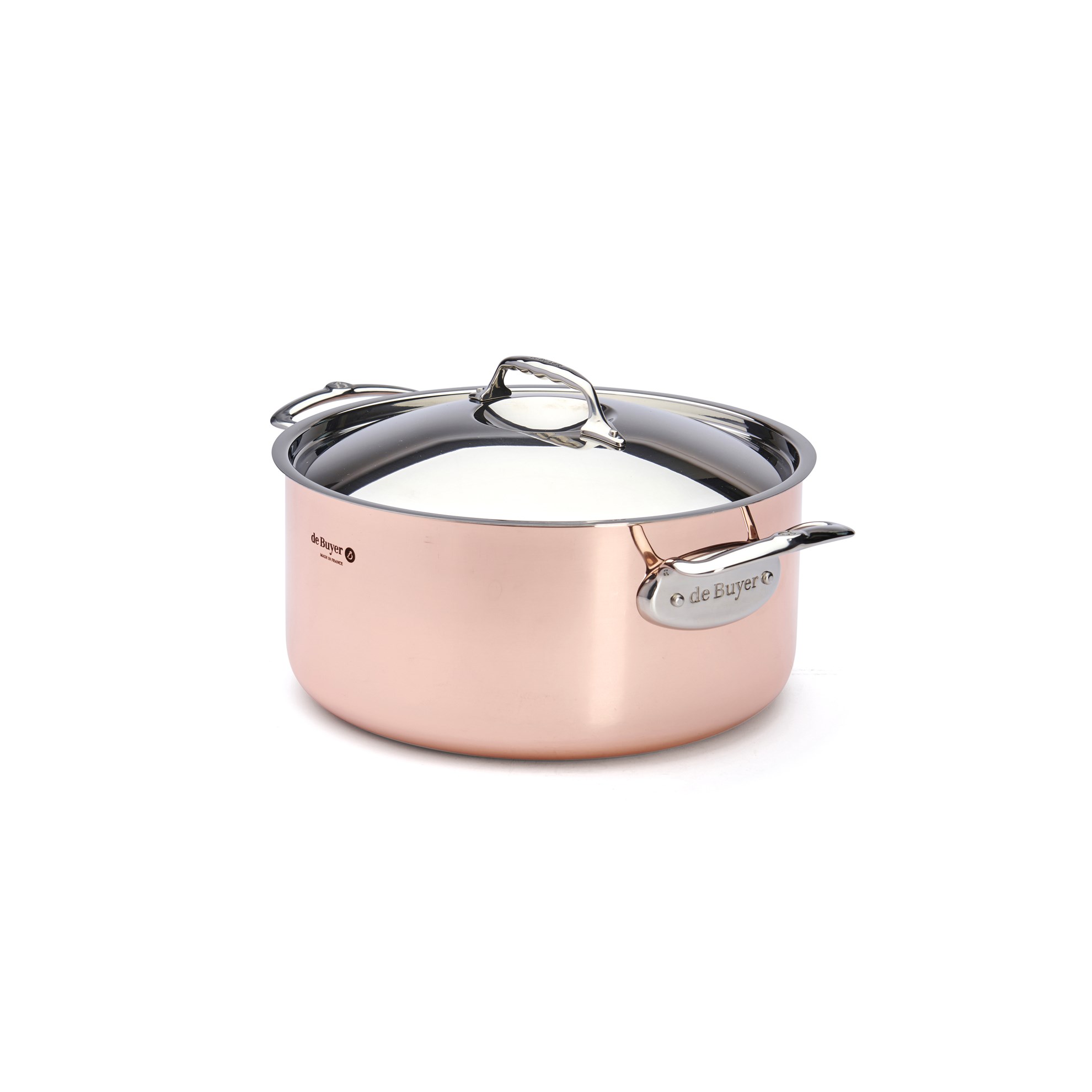 Měděný hrnec s poklicí de Buyer PRIMA MATERA P.28cm 8l_1