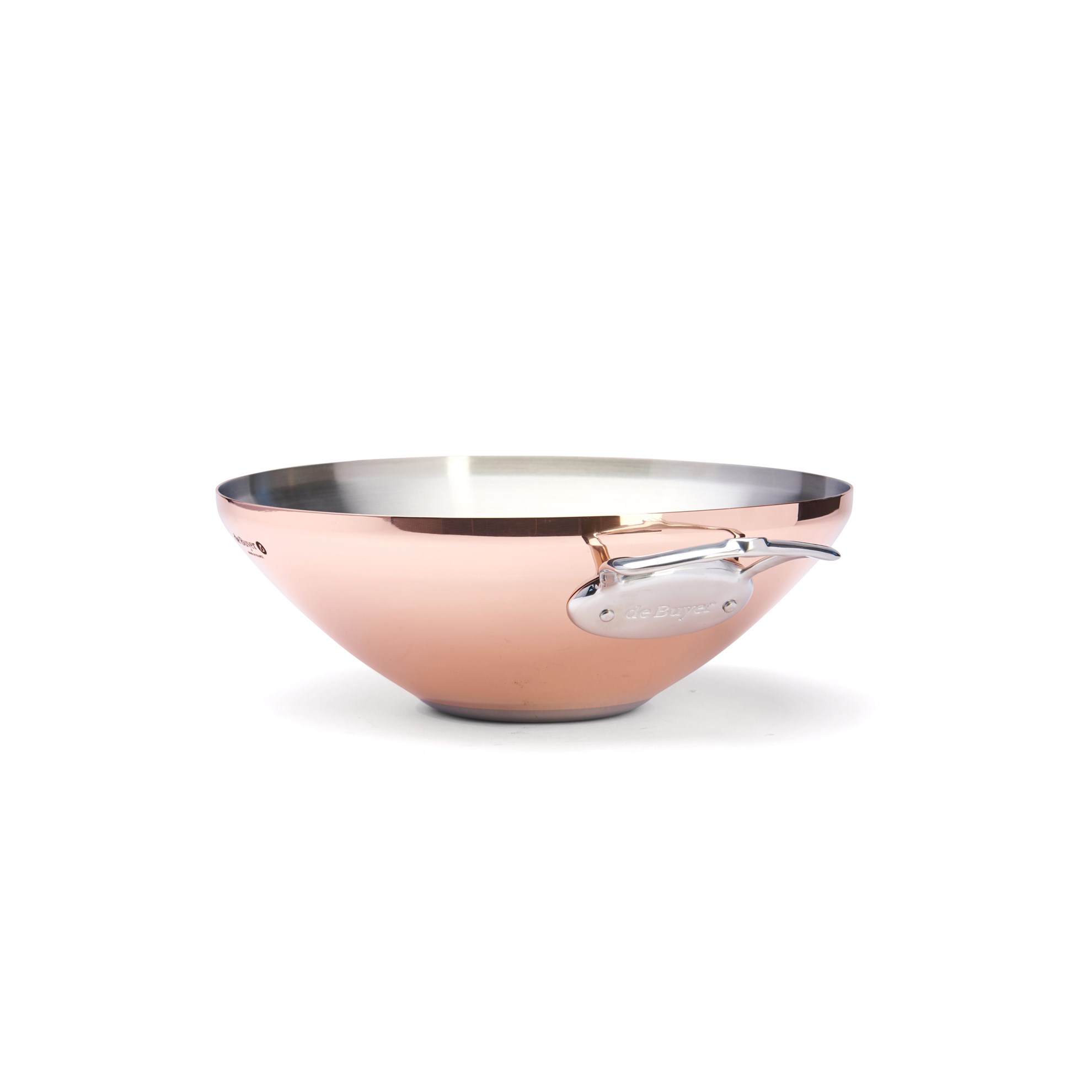 Měděná pánev WOK de Buyer PRIMA MATERA P.32cm 4 l_5