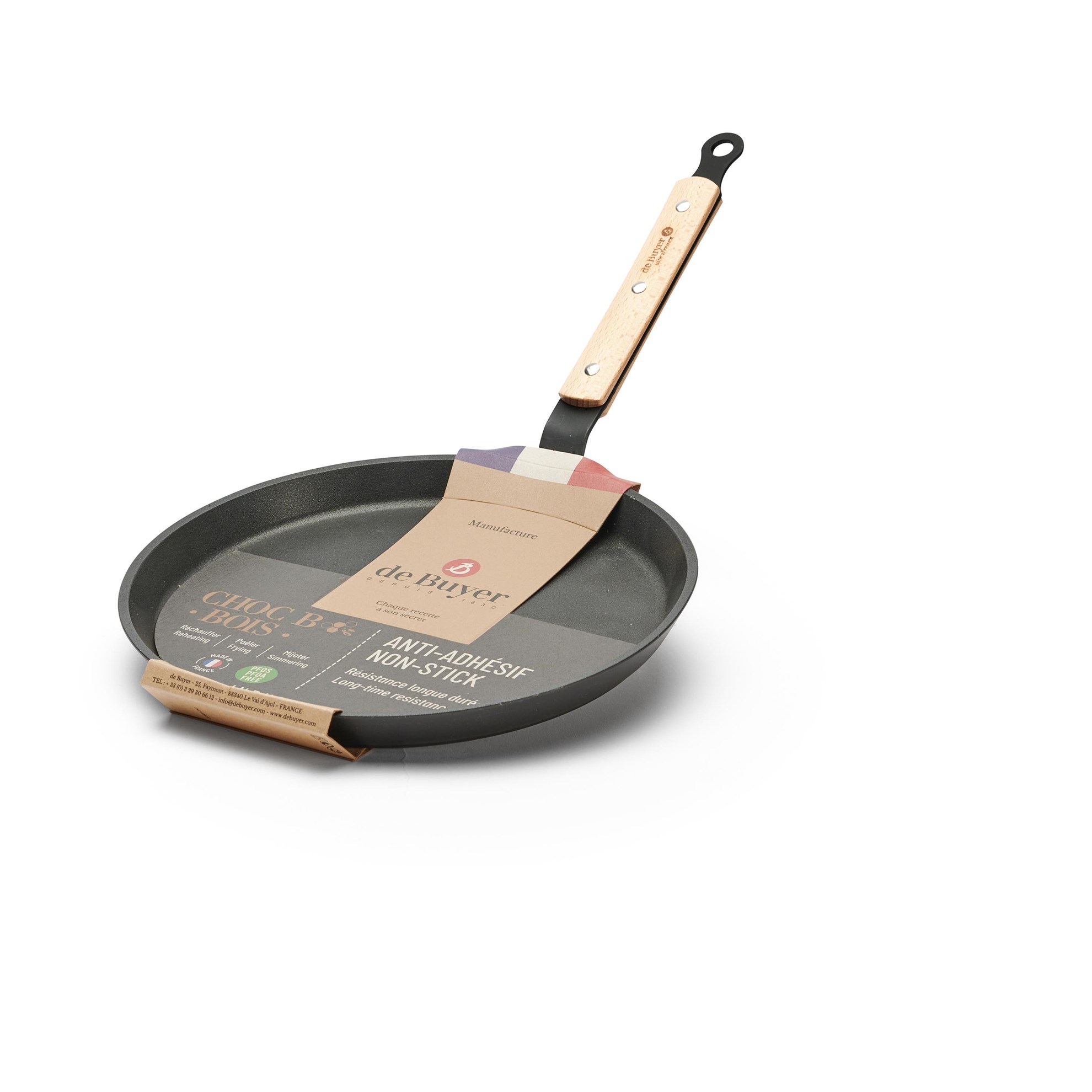 Pánev na palačinky de Buyer CHOC B BOIS P.26cm_6