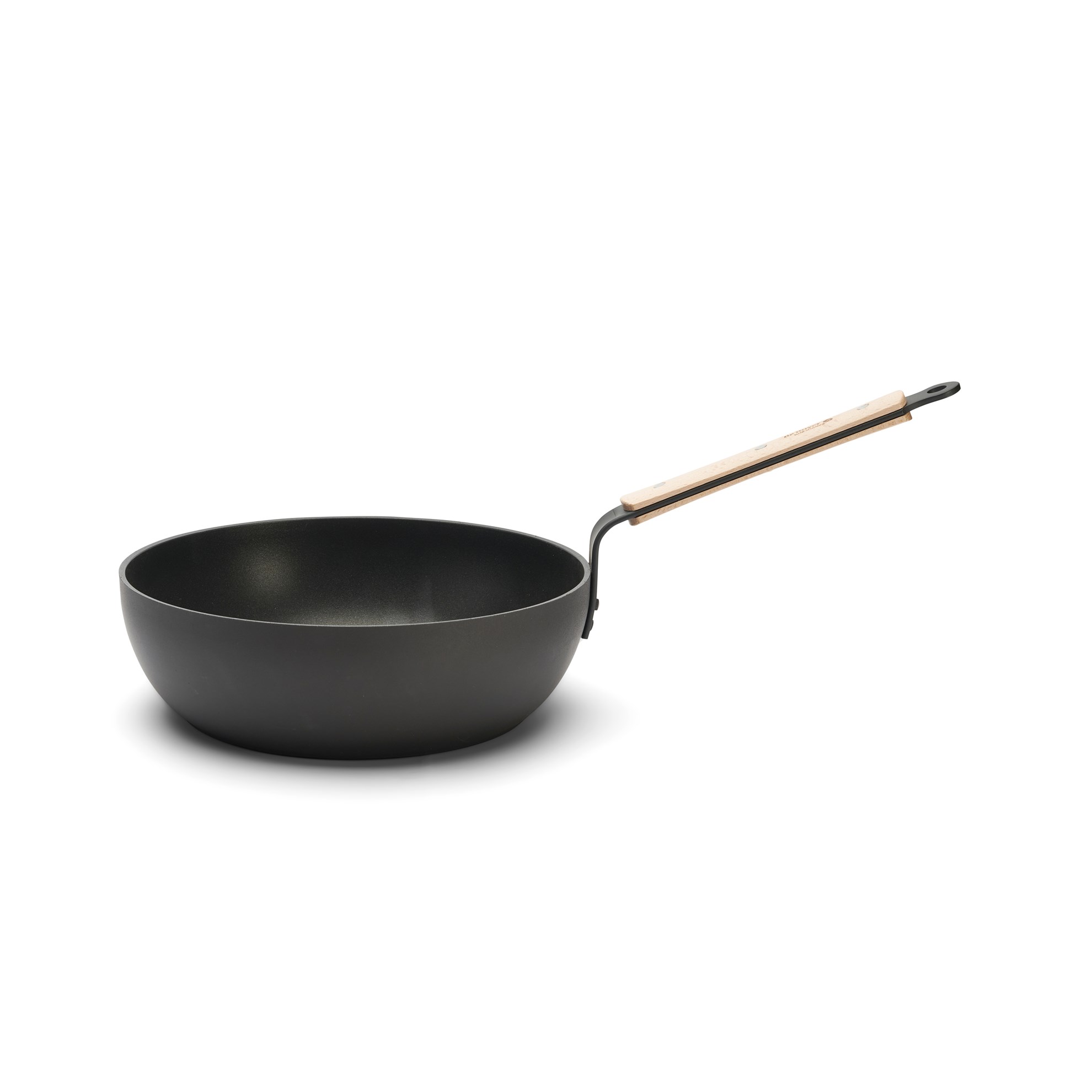 Hluboká pánev s nepřilnavým povrchem de Buyer CHOC B BOIS P.28cm_2