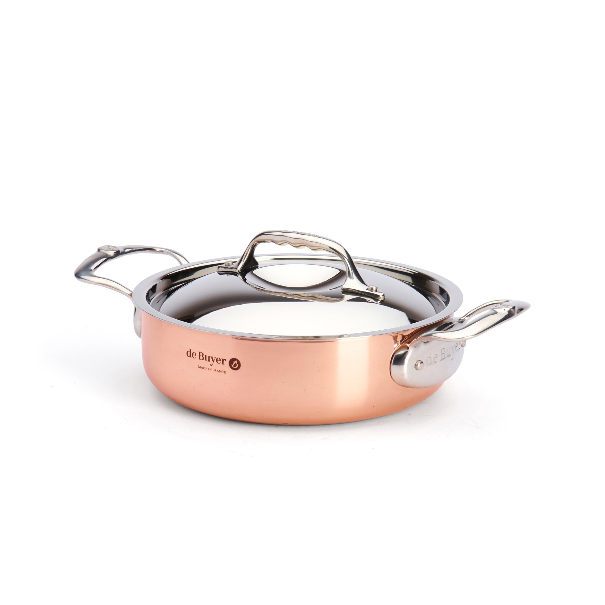 Měděný hrnec s poklicí de Buyer PRIMA MATERA P.20cm 1,8l_1
