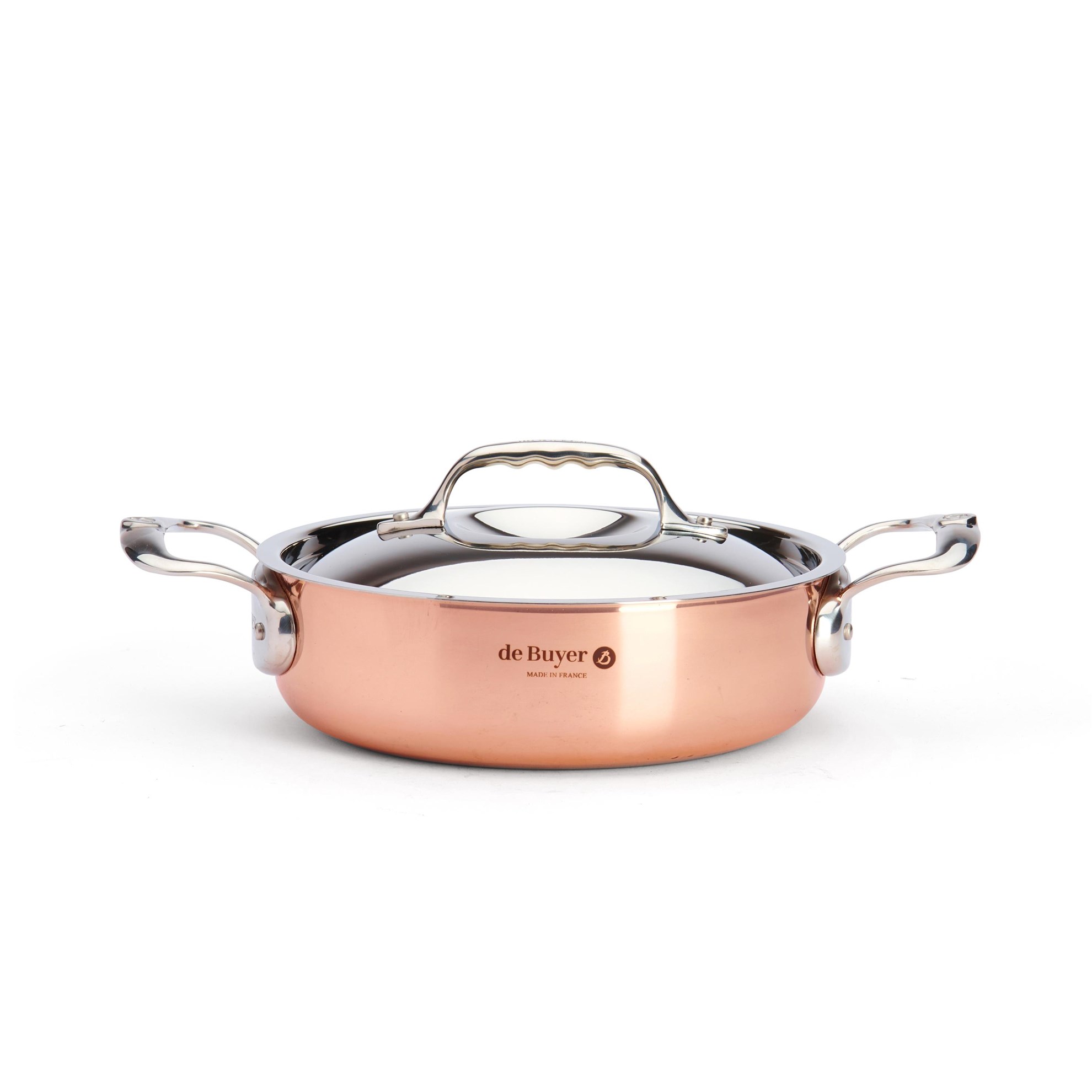 Měděný hrnec s poklicí de Buyer PRIMA MATERA P.20cm 1,8l_2