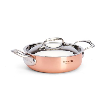 Měděný hrnec s poklicí de Buyer PRIMA MATERA P.20cm 1,8l_6