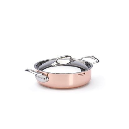 Měděný hrnec s poklicí de Buyer PRIMA MATERA P.24cm 3,1l_7