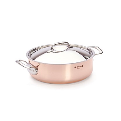 Měděný hrnec s poklicí de Buyer PRIMA MATERA P.28cm 4,9l_6