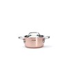 Měděný hrnec s poklicí de Buyer PRIMA MATERA P.16cm 1,8l_1